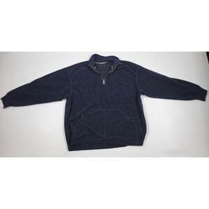 Vintage Tommy‎ Hilfiger Men's XL Pullover Blue Sweater w/ 1985 THR Racing Patch
